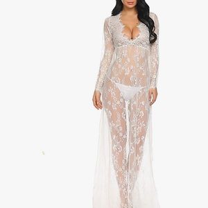 Maternity lace Maxi dress